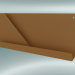 3d модель Полка Folded (51x22 cm, Brunt Orange) – превью