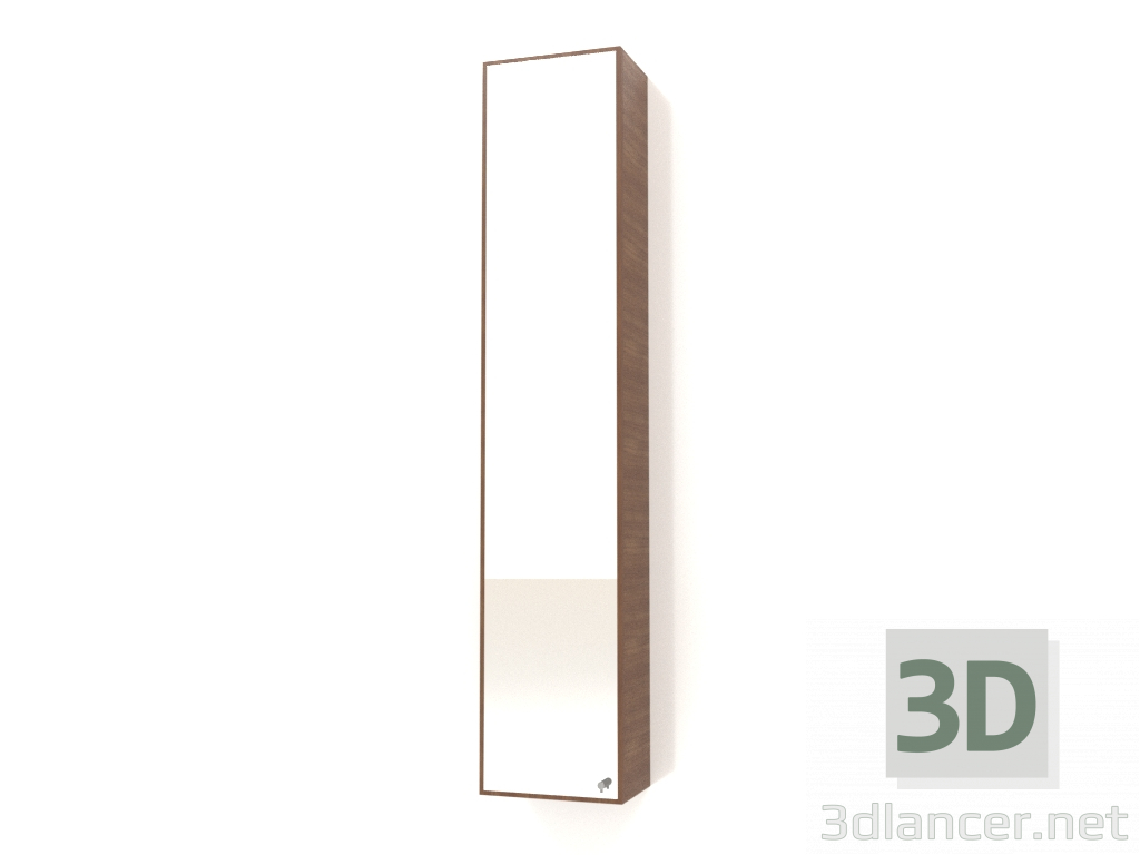 Modelo 3d Espelho com gaveta ZL 09 (300x200x1500, madeira castanho claro) - preview