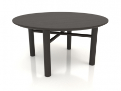 Mesa de centro JT 061 (opción 1) (D=800x400, madera marrón oscuro)