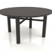 modello 3D Tavolino JT 061 (opzione 1) (P=800x400, legno marrone scuro) - anteprima