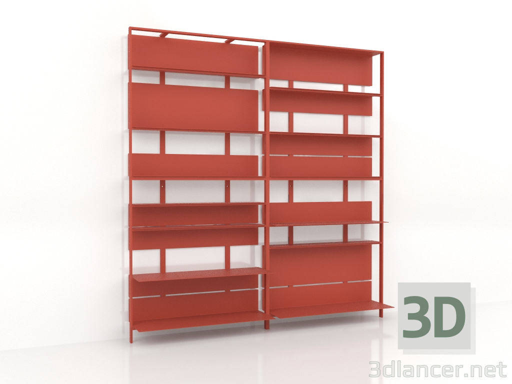 Modelo 3d Sistema de estantes (composição 14) - preview