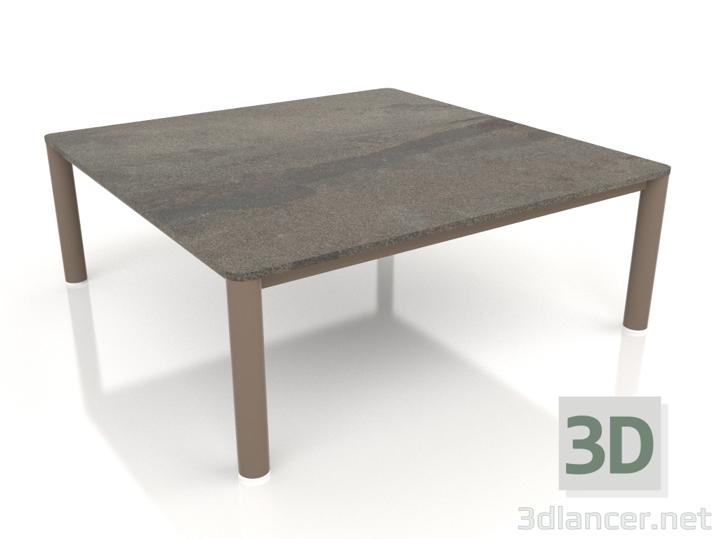 modello 3D Tavolino 94×94 (Bronzo, DEKTON Radio) - anteprima