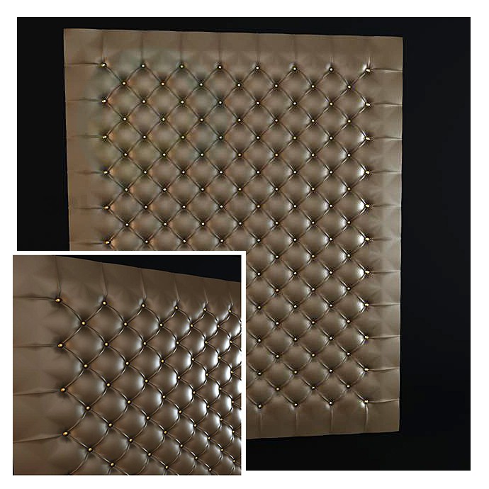 3 डी मॉडल नरम दीवार टाइल - पूर्वावलोकन