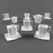 Kaffee-service 3D-Modell kaufen - Rendern