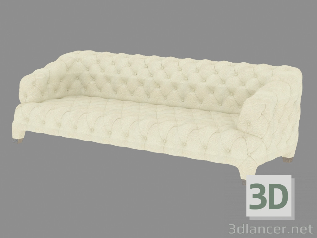 modèle 3D Sofa straight Cloud (260) - preview