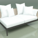 modello 3D Modulo divano sinistro 005 (Metal Smoke, Batyline Sand) - anteprima