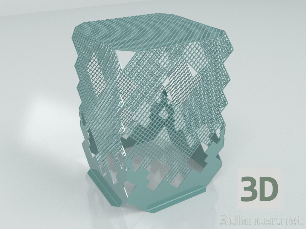 3D modeli Toplu sandalye - önizleme