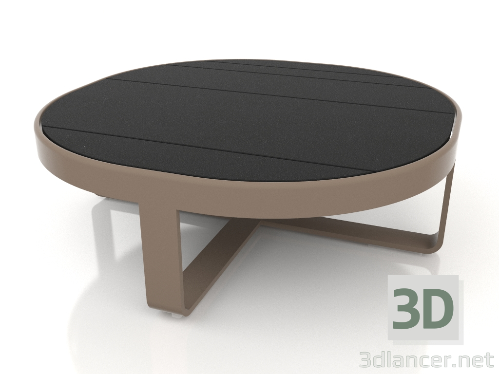 modèle 3D Table basse ronde Ø90 (DEKTON Domoos, Bronze) - preview