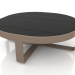 modèle 3D Table basse ronde Ø90 (DEKTON Domoos, Bronze) - preview