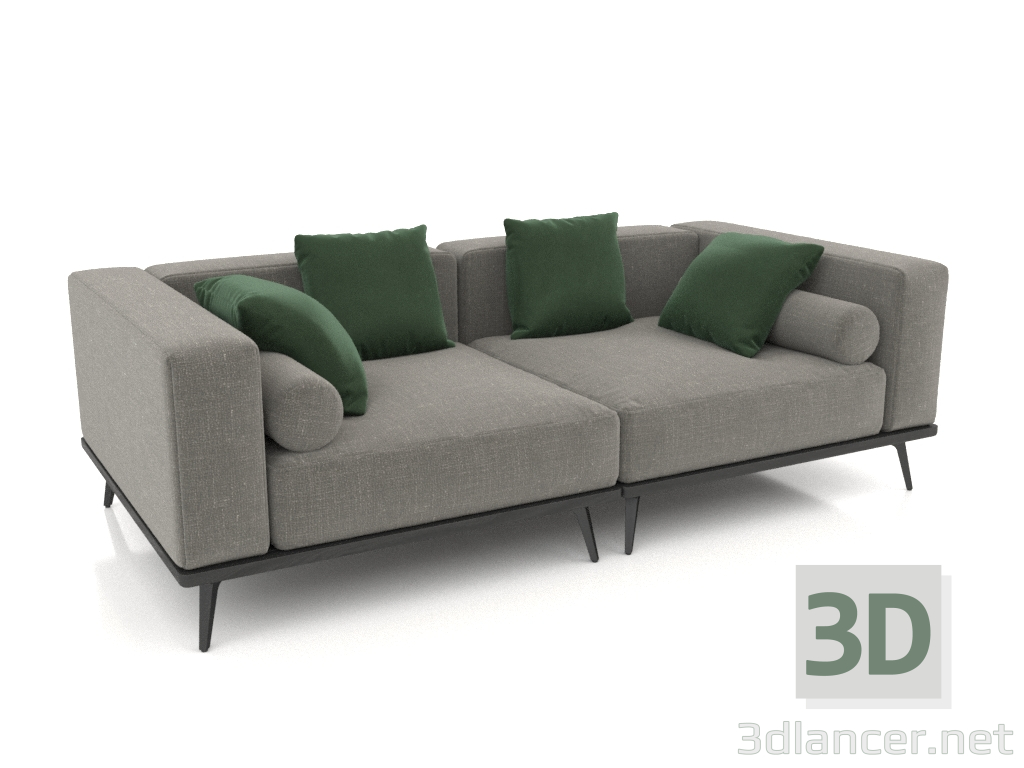 3d model Blokus sofa module (CL CR) - preview