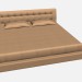 3d модель Ліжко подвійний ВІЧНОСТІ – превью