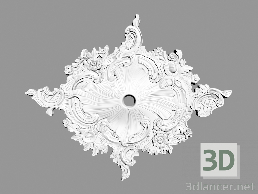 3d model Ceiling outlet (P108) - preview