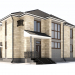 modello 3D di Casa a due piani con terrazza comprare - rendering