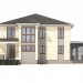 modello 3D di Casa a due piani con terrazza comprare - rendering