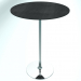 modèle 3D Table de restaurant ronde (RR10 Chrome CER3, Ø800 mm, H1100 mm, base ronde) - preview