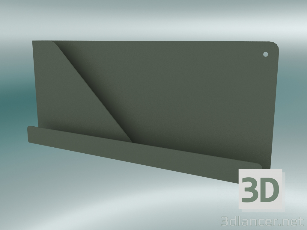 3d модель Полку Folded (51x22 cm, Olive) – превью