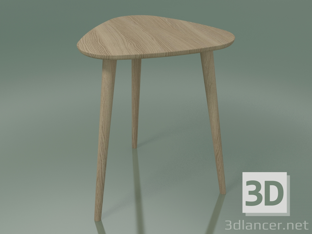 modello 3D Tavolino di servizio (244, Rovere Sbiancato) - anteprima