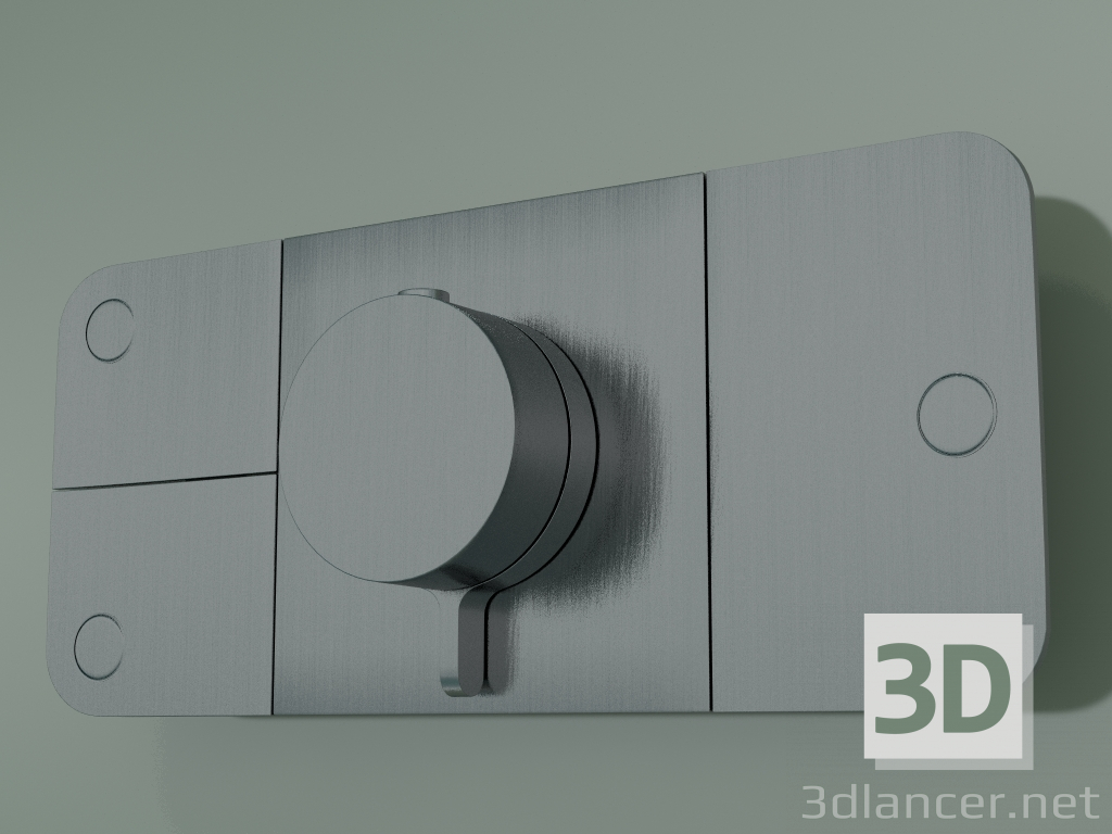 3D modeli Duş bataryası, 3 çıkış (45713340) - önizleme