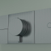 3d model Shower faucet, 3 outlets (45713340) - preview