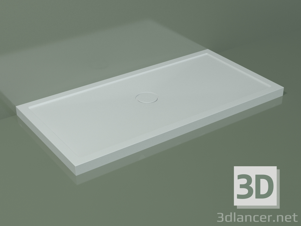 3D modeli Duş teknesi Medio (30UM0112, Glacier White C01, 140x70 cm) - önizleme