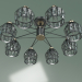 3d model Ceiling chandelier 70075-8 (black) - preview