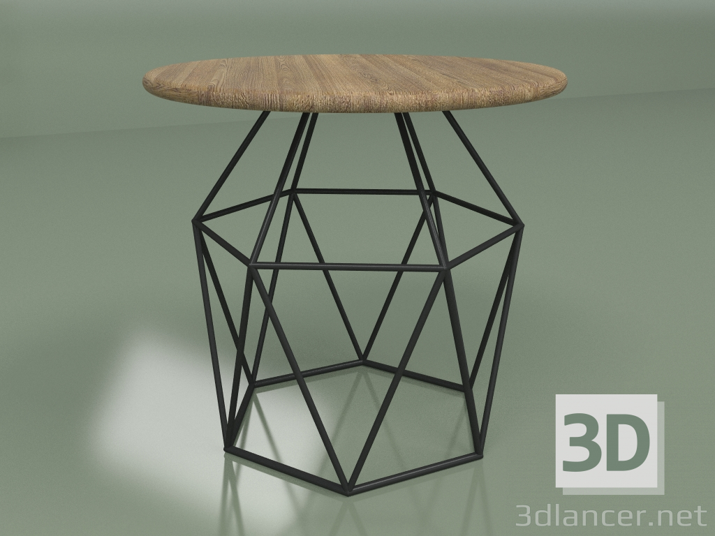 modello 3D Tavolino MARKERS mini (frassino rustico) - anteprima