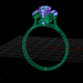 3D Fleor de lise yüzüğü modeli satın - render