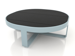 Кавовий столик круглий Ø90 (DEKTON Domoos, Blue grey)