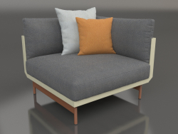 Sofa module, section 6 (Gold)