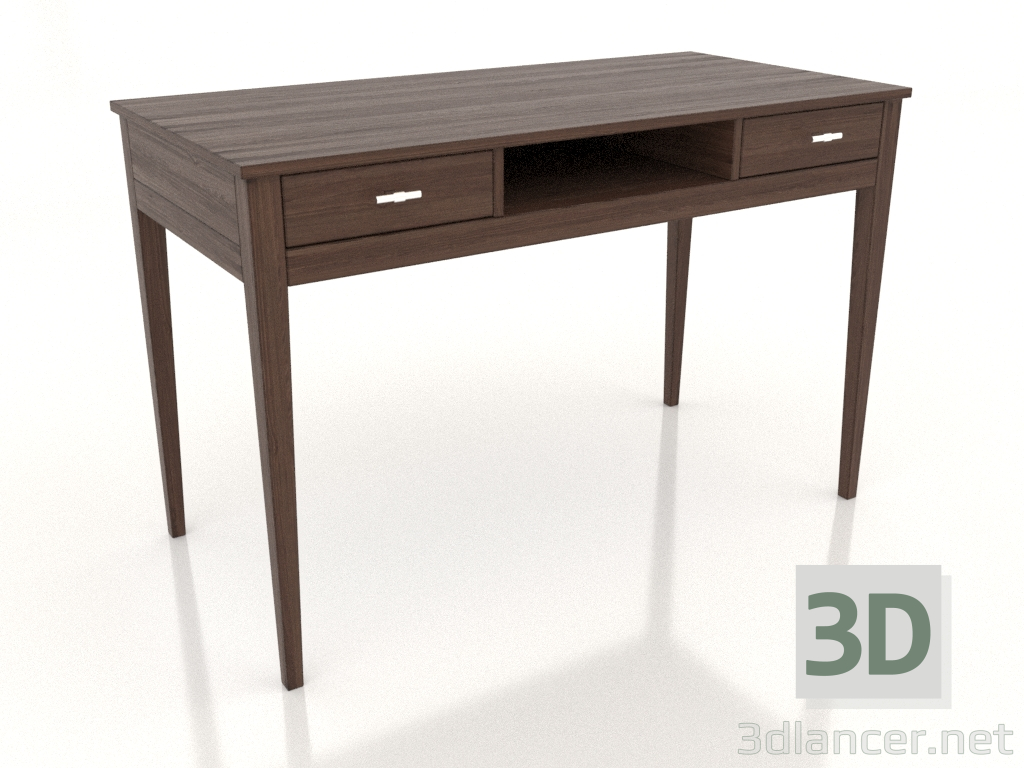 3D modeli Çalışma masası 1 1200x600 mm (koyu ceviz) - önizleme