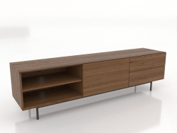 TV cabinet 2 1800 mm (light walnut)