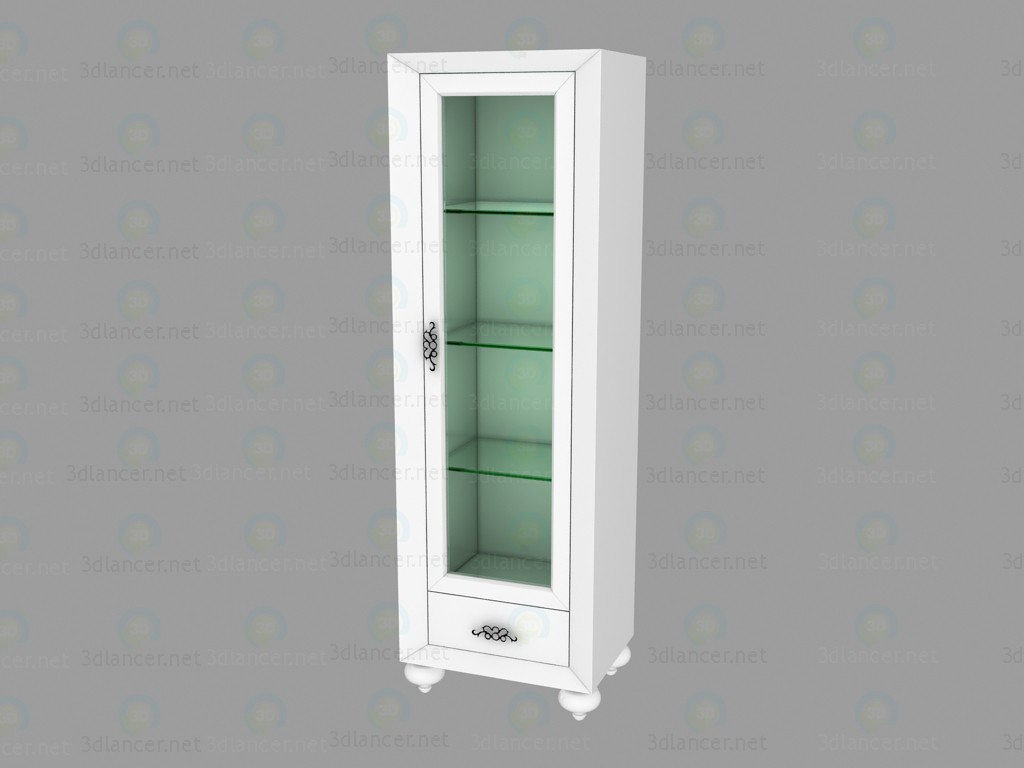 3D Modell Sideboard Vitrine - Vorschau