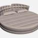 3 डी मॉडल बिस्तर गोल डबल फेलिक्स - पूर्वावलोकन
