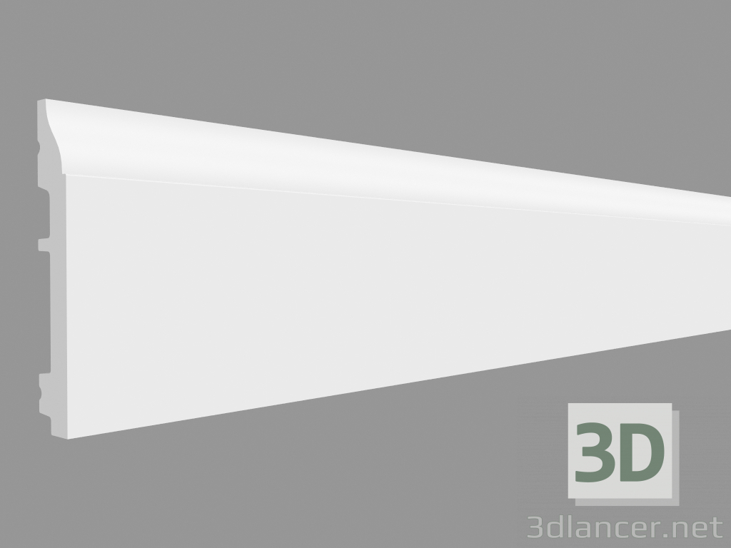 3D Modell Sockel SX172 (200 x 8,5 x 1,4 cm) - Vorschau