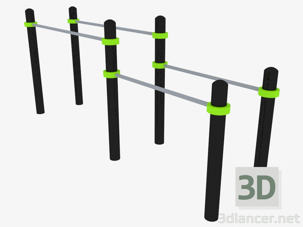 modèle 3D Complexe sportif (W0021) - preview