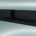 3d model Shelf Folded (63x16.5 cm, Black) - preview