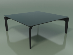 Square table 6715 (H 28.5 - 77x77 cm, Smoked glass, V44)