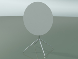 Round table 5744 (H 72.5 - Ø69 cm, folded, White, LU1)