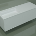 modello 3D Lavabo con cassetti (06UC834S1, Glacier White C01, L 144, P 50, H 48 cm) - anteprima