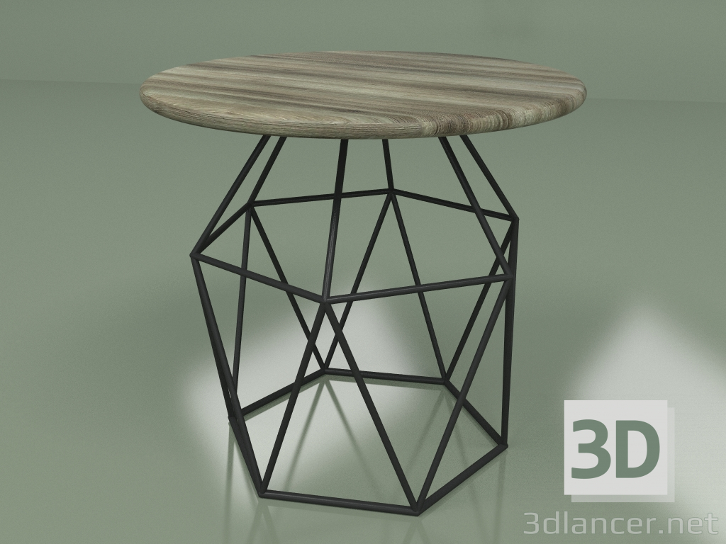 3D Modell Couchtisch MARKERS mini (graue Esche) - Vorschau