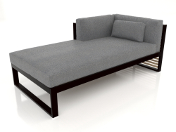 Modulares Sofa, Teil 2 links (Schwarz)