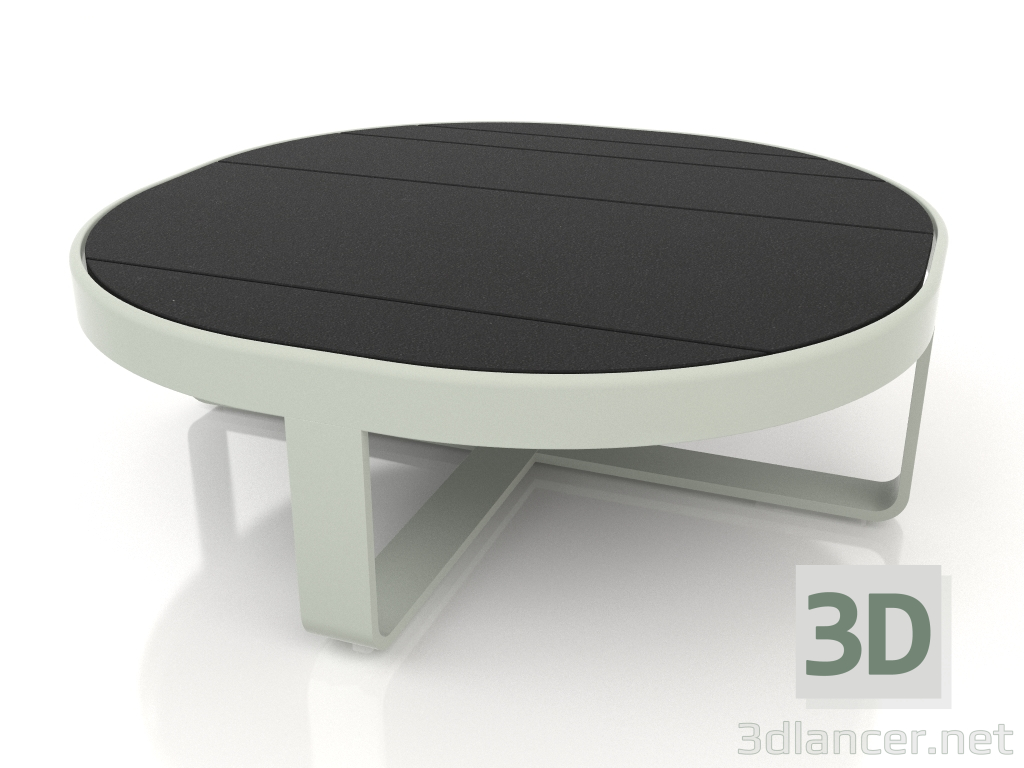 3d модель Кофейный столик круглый Ø90 (DEKTON Domoos, Cement grey) – превью