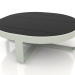 modèle 3D Table basse ronde Ø90 (DEKTON Domoos, Gris ciment) - preview