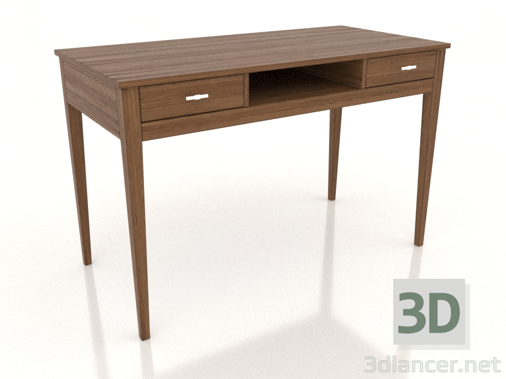 3D modeli Yazı masası 1 1200x600 mm (açık ceviz) - önizleme