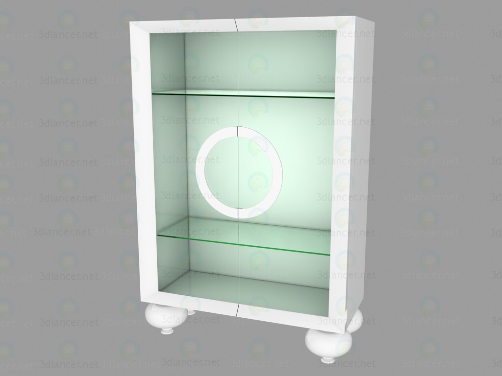 modèle 3D Vitrine - preview