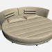 3d model Bed round double FLY - preview