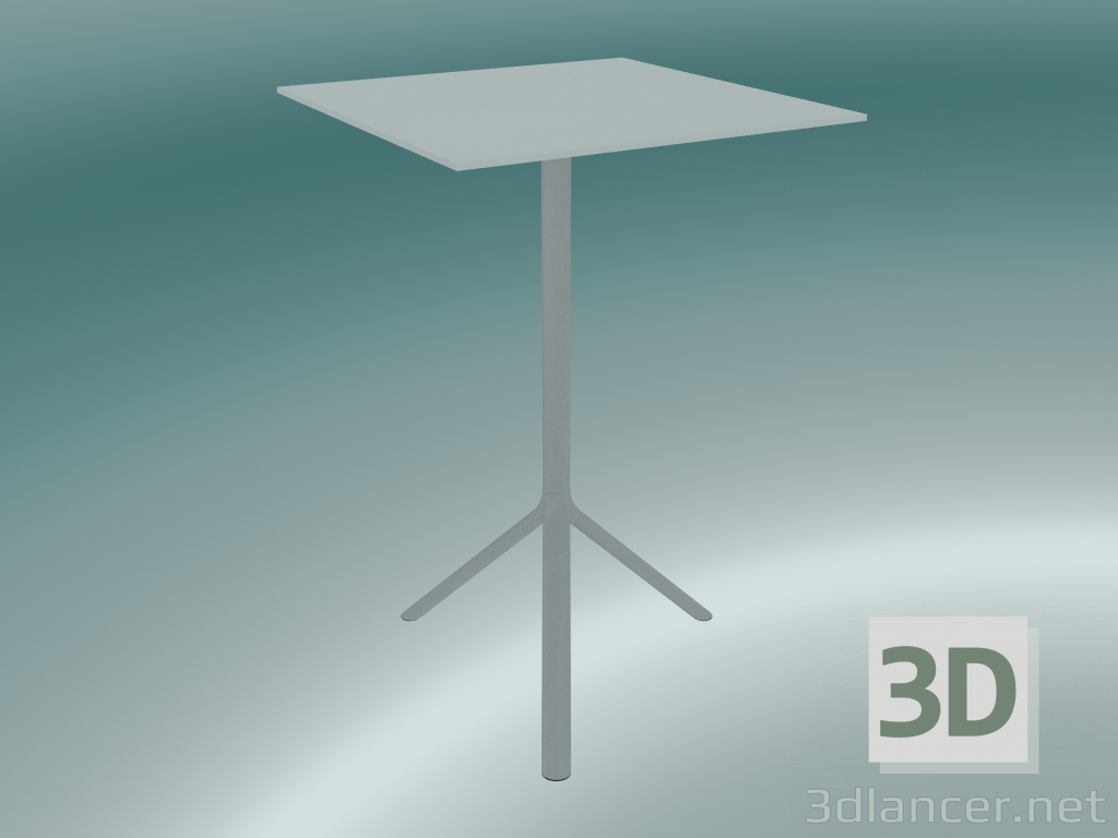 modèle 3D Table MIURA (9580-71 (70x70cm), H 108cm, blanche, blanche) - preview