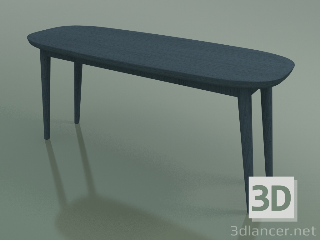 modello 3D Tavolino ovale (247 R, blu) - anteprima
