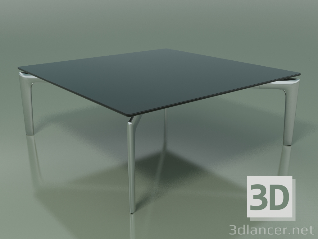 3d model Square table 6715 (H 28.5 - 77x77 cm, Smoked glass, LU1) - preview