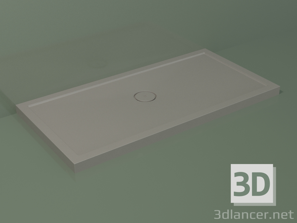 Modelo 3d Base de duche Medio (30UM0112, Clay C37, 140x70 cm) - preview